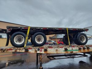 1988 WESTERN TRAILERS 20' WITH 8' NECK 2 AXLE SPRING RIDE FIXED FLATBED 8064767425